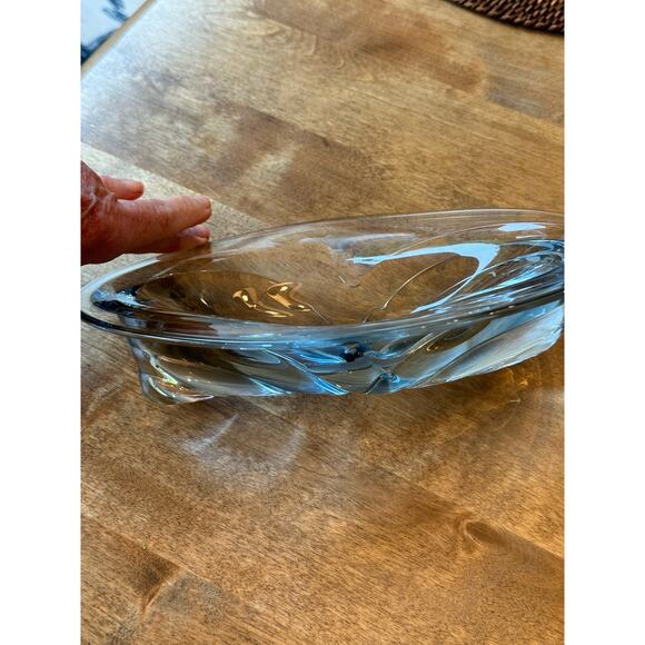 Michael Shearer Spirit Art Glass Oval Bowl Signed Dated - Picture 7 of 12